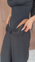 Fabric trousers "FREE FLOW VS8126-1" - BLACK